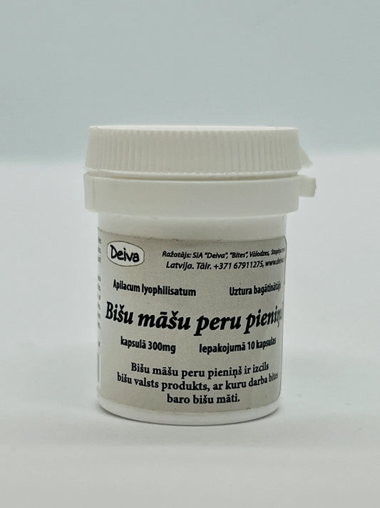 Royal jelly in capsules