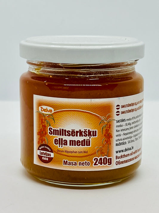 Smiltsērkšķu eļļa medū 240g