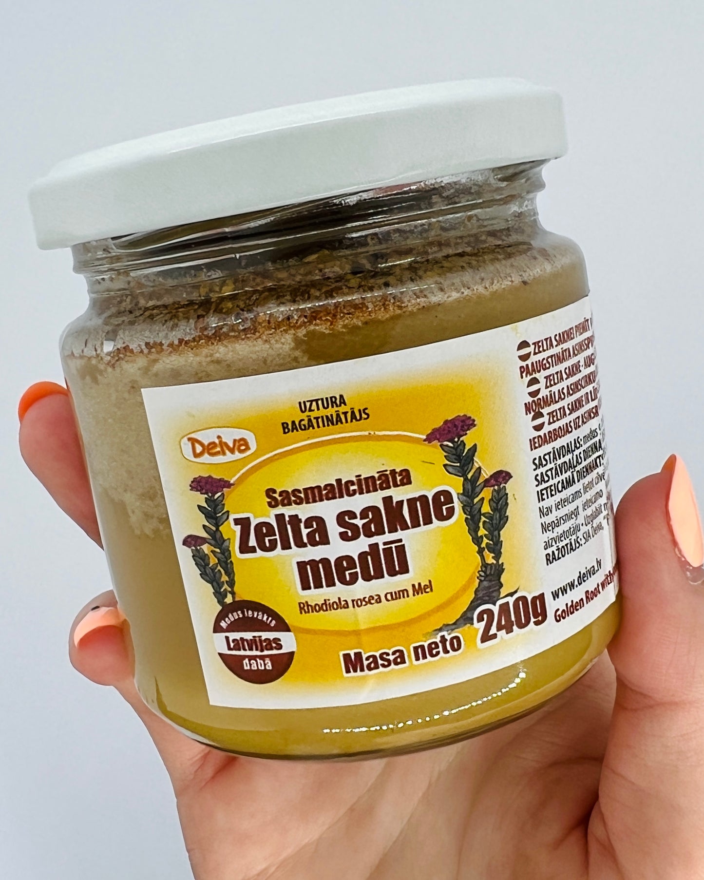 Zelta sakne medū 240g