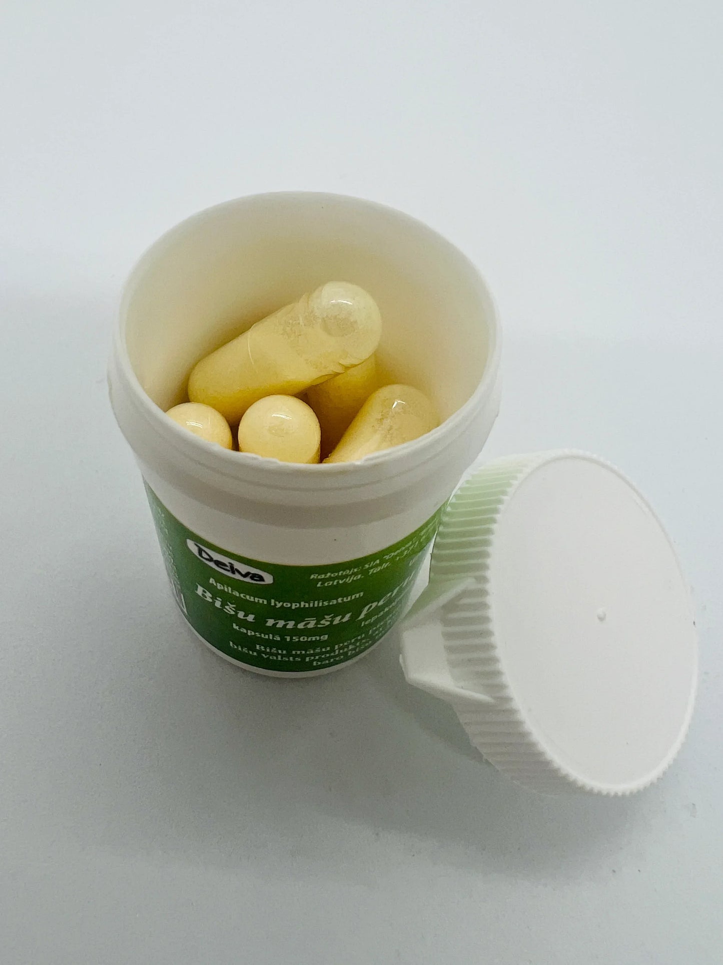 Bišu māšu peru pieniņš kapsulās, 150 mg