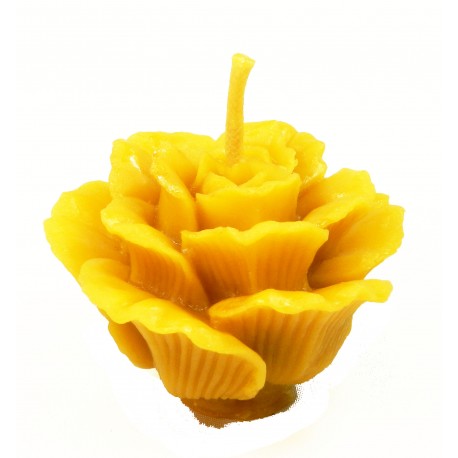 Wax candle "Crimson rose"