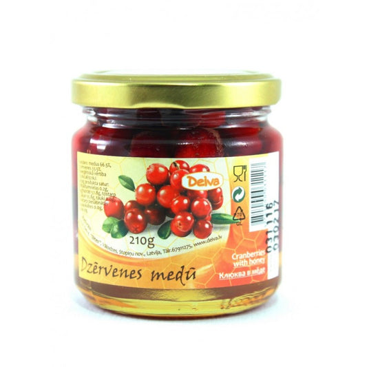 Cranberries in honey 210g