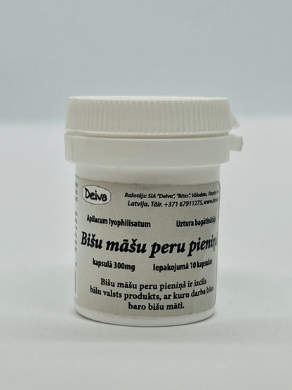 Royal jelly in capsules