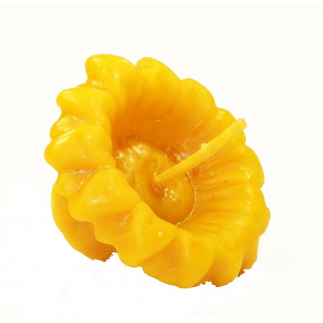 Wax candle "Marigold flower"