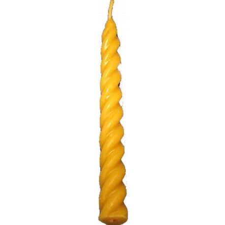 Candle Twisted h / 20cm (Burns ~ 7.5h.)